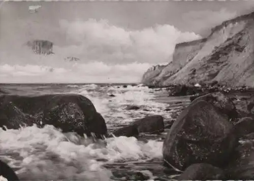 Heiligenhafen - Brandung am hohen Ufer - 1966