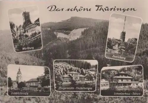 Thüringen u.a. Friedrichroda u. Tabarz - ca. 1965