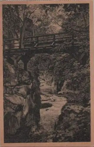 Bodetal - Teufelsbrücke - ca. 1940