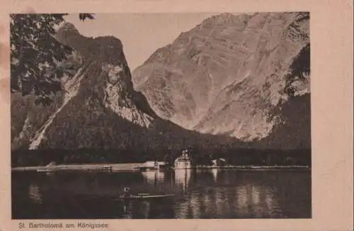 Königssee - St. Bartholomä - ca. 1935