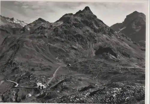 Schweiz - Schweiz - Julierpass - mit Piz Valletta - ca. 1965