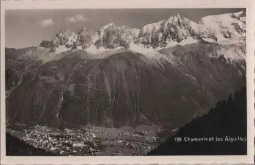 Frankreich - Frankreich - Chamonix-Mont-Blanc - et les Aiguilles - 1953