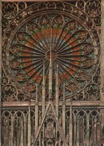 Frankreich - Frankreich - Strasbourg - La Rosace de la Cathedrale - 1973