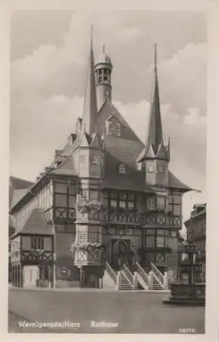 Wernigerode - Rathaus - ca. 1955