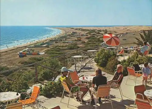 Spanien - Playa del Inglés - Spanien - Blick zum Strand