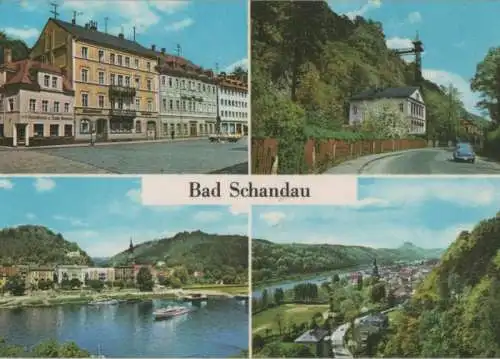 Bad Schandau - u.a. Elbansicht - ca. 1975