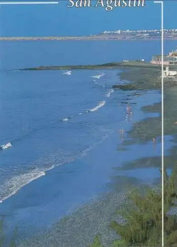 Spanien - San Agustin - Spanien - Strand von oben