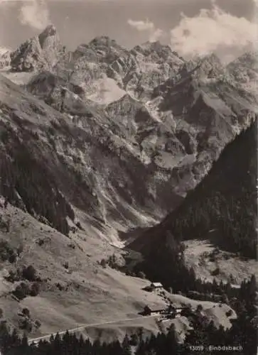 Oberstdorf-Einödsbach - mit Mädelegabelgruppe - ca. 1965