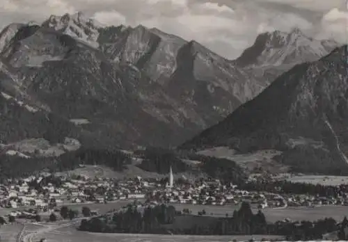 Oberstdorf mit Krottenspitzen - ca. 1965