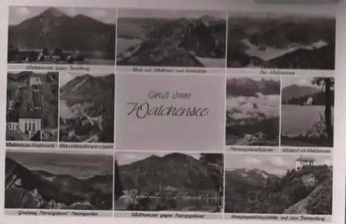 Walchensee - u.a. Herzogstandhäuser - ca. 1960