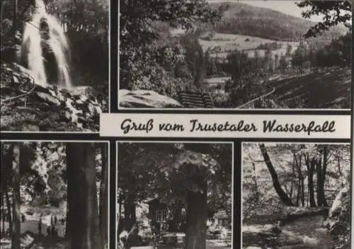 Trusetaler Wasserfall - mit 5 Bildern - ca. 1970