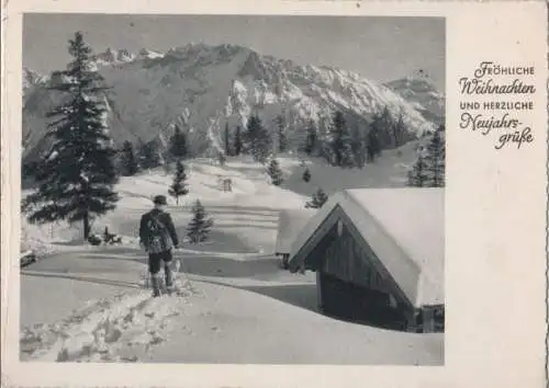 Fröhliche Weihnachten Winterlandschaft