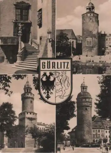 Görlitz - u.a. Nicolaiturm - ca. 1960