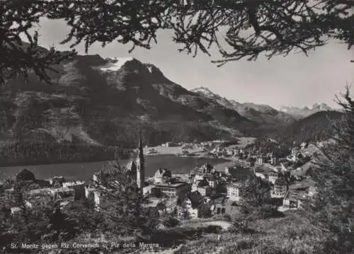 Schweiz - Schweiz - St. Moritz - gegen Piz Corvatsch - ca. 1965