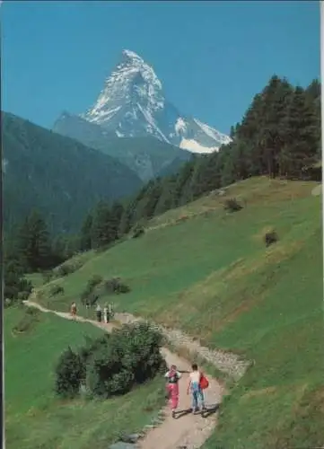 Schweiz - Schweiz - Zermatt-Zmutt - Wanderweg - 1994