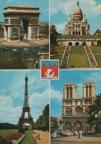 Frankreich - Frankreich - Paris - u.a. Arc de Triomphe - 1974