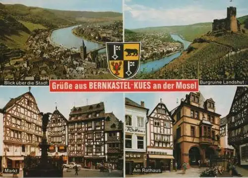 Bernkastel-Kues - 4 Teilbilder - 1985