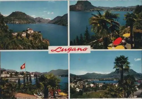 Schweiz - Schweiz - Lugano - 4 Teilbilder - 1972