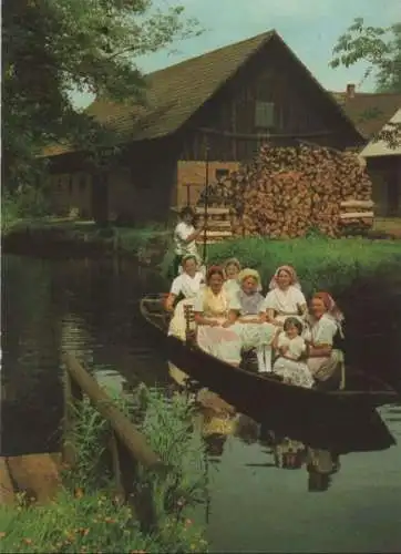 Lübbenau-Leipe - Niedersorbische Festtracht - ca. 1985