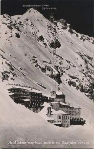 Zugspitze - Hotel Schneefernerhaus - 1958