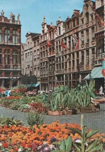 Belgien - Belgien - Brüssel - Marktplatz - ca. 1975