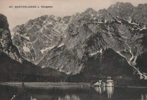 Königssee - St. bartholomä - ca. 1950