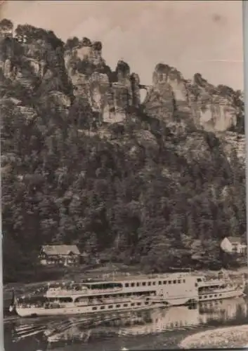 Sächsische Schweiz - Bastei - MS Ernst Thälmann - ca. 1970