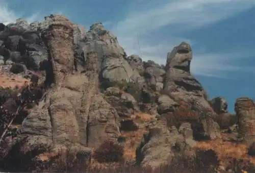 unbekannter Ort - Felsen in der Ukraine