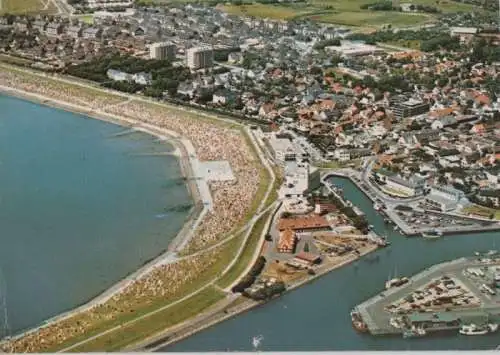 Büsum - aus der Luft - 1976