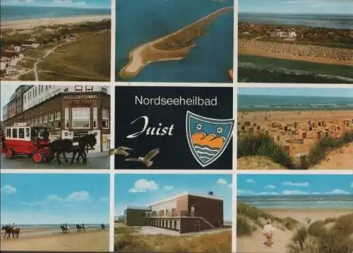 Juist - 8 Teilbilder - 1973