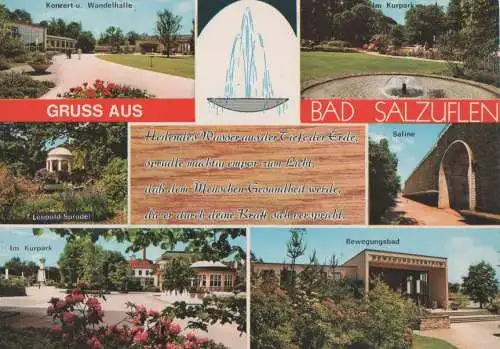 Bad Salzuflen - u.a. Bewegungsbad - ca. 1980