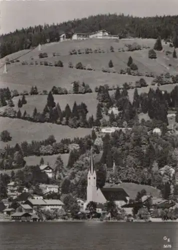 Schliersee - Schliersse - Weg zum Kurhotel - ca. 1965