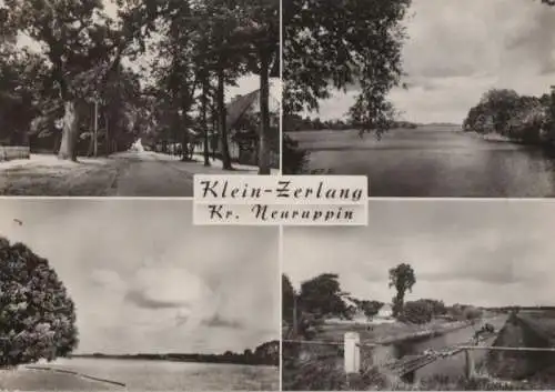 Rheinsberg-Kleinzerlang, Klein-Zerlang - 4 Teilbilder - 1968