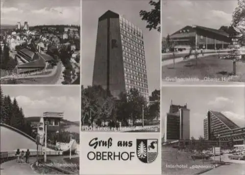 Oberhof - u.a. Rennschlittenbahn - 1977