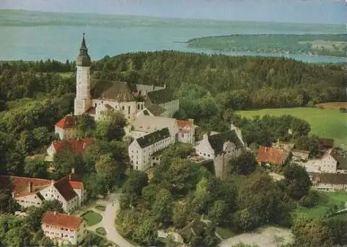 Kloster Andechs Luftbild - ca. 1975