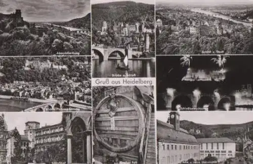 Gruß aus Heidelberg - ca. 1955