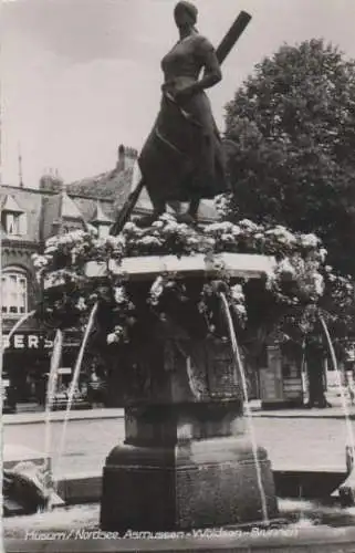 Husum - Asmussen-Woldsen-Brunnen - ca. 1955