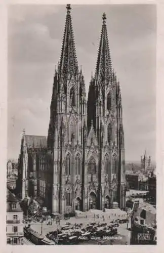 Köln - Dom - Westseite - ca. 1955