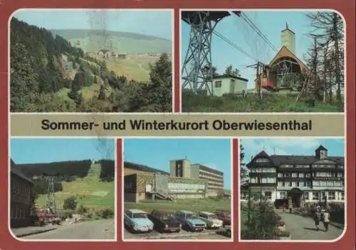 Oberwiesenthal - u.a. Blick zum Jugendtouristenhotel - 1984