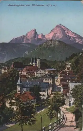 Berchtesgaden - mit Watzmann - 1930