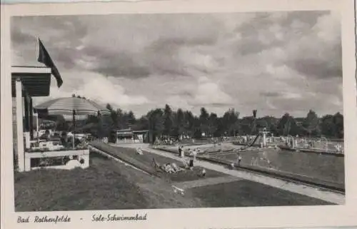 Bad Rothenfelde - Sole-Schwimmbad - ca. 1955