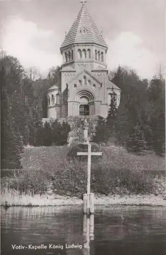 Starnberger See - Votiv-Kapelle König Ludwig - ca. 1955