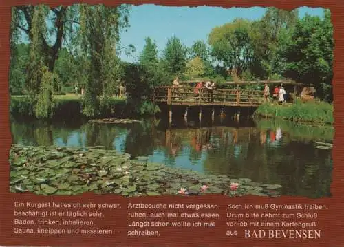 Bad Bevensen - mit Gedicht - ca. 1985