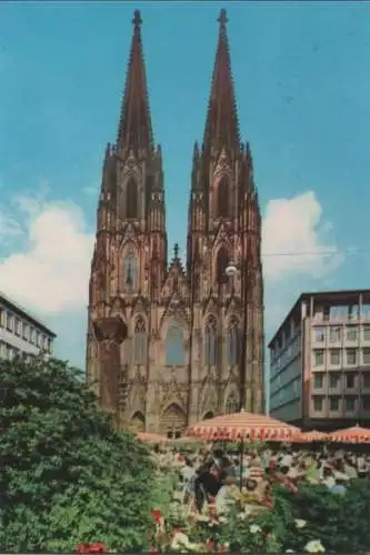 Köln - Dom und Reichard-Terrasse - 1960