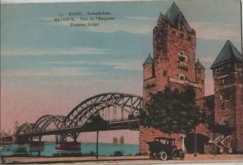 Mainz - Kaiserbrücke - ca. 1925