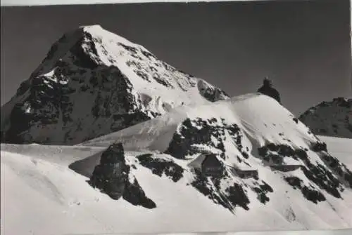 Schweiz - Schweiz - Jungfraujoch - Station mit Mönch und Berghaus - 1964