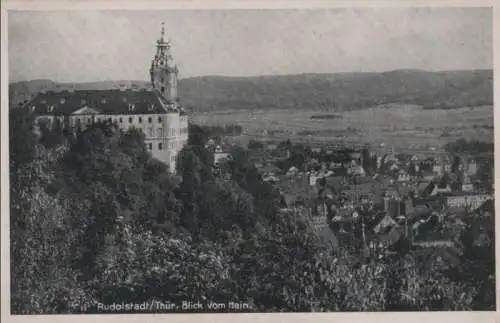 Rudolstadt - Blick vom Hain - ca. 1950