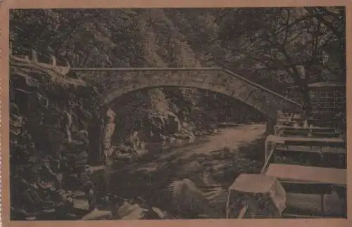 Thale - Jungfernbrücke m. Königsrühe - ca. 1940