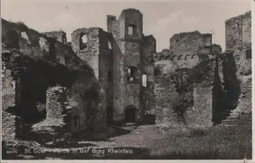 Sankt Goar - Partie in der Burg Rheinfels - ca. 1955