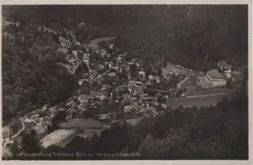 Schwarzburg - Blick von der Anna-Luisen-Höhe - 1930